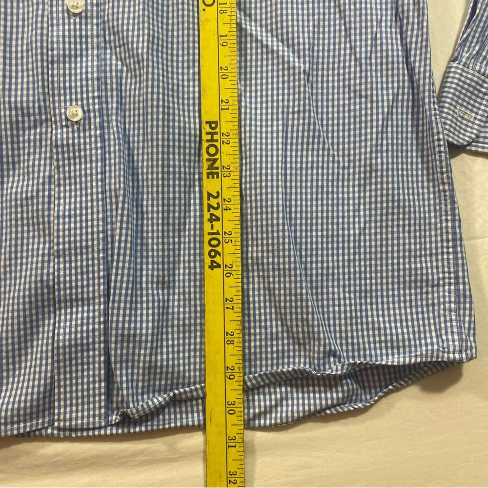 George Strait Wrangler Plaid Shirt long sleeve Men Medium western button down - Picture 2 of 6